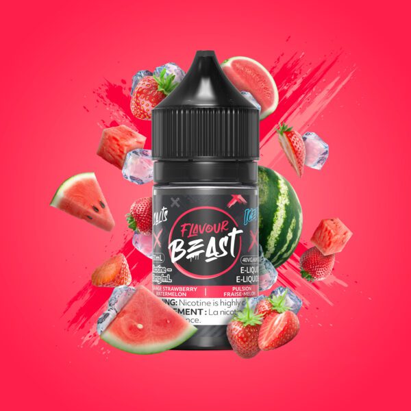 FlavourBeast - Big Cloud Vapor Bar - Savage Strawberry Watermelon Iced