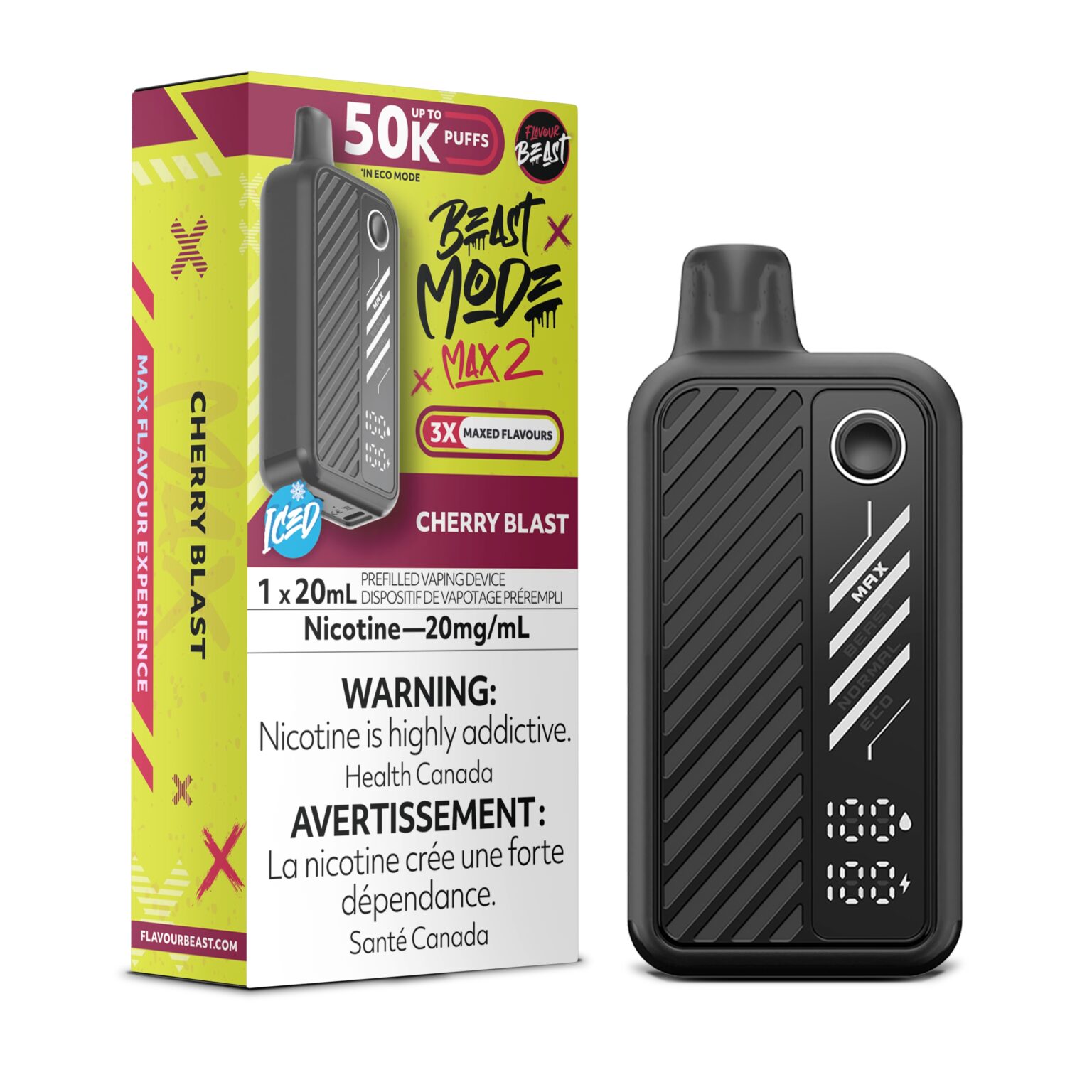 Flavour Beast Beast Mode Max 2 50K Disposable - Big Cloud Vapor Bar - Canada's Premier Vaping Experience