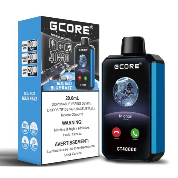 Gcore GT 40K Disposable - Big Cloud Vapor Bar - Canada's Premier Vaping Experience