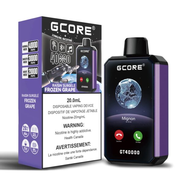 Gcore GT 40K Disposable - Big Cloud Vapor Bar - Canada's Premier Vaping Experience