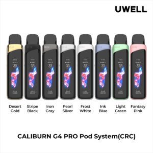 Uwell Caliburn G4 PRO Open Pod Kit 2mL [CRC Version] - Big Cloud Vapor Bar - Canada's Premier Vaping Experience