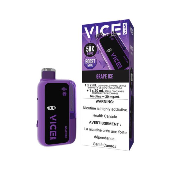 Vice Click Disposable 50K Puffs [20mg/mL] - Big Cloud Vapor Bar - Canada's Premier Vaping Experience