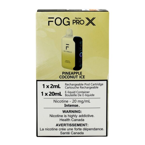 Fog Formulas Pro X 50K [20mg Intense] - Big Cloud Vapor Bar - Canada's Premier Vaping Experience