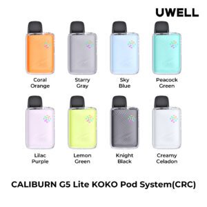 Uwell Caliburn G5 Lite KOKO Open Pod Kit 2mL - Big Cloud Vapor Bar - Canada's Premier Vaping Experience
