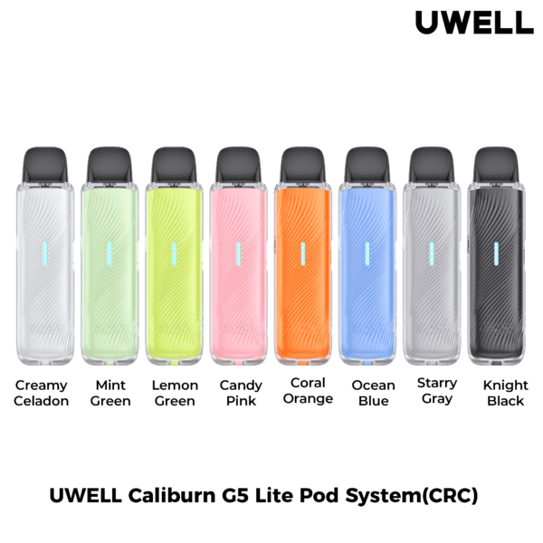 Uwell Caliburn G5 Lite Open Pod Kit 2mL - Big Cloud Vapor Bar - Canada's Premier Vaping Experience