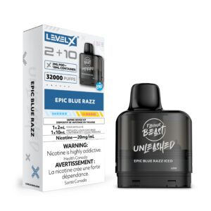 Level X FB Unleashed G2 2+10 - Big Cloud Vapor Bar - Canada's Premier Vaping Experience