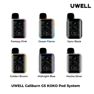 Uwell Caliburn G5 KOKO Open Pod Kit 2mL [CRC Version] - Big Cloud Vapor Bar - Canada's Premier Vaping Experience