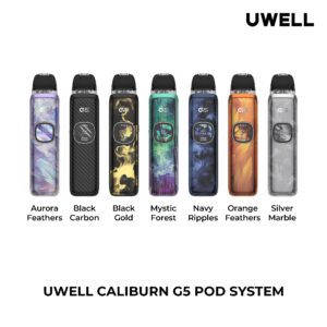 Uwell Caliburn G5 Open Pod Kit 2mL [CRC Version] - Big Cloud Vapor Bar - Canada's Premier Vaping Experience