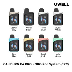 Uwell Caliburn G4 Pro KOKO Open Pod Kit 2mL [CRC Version] - Big Cloud Vapor Bar - Canada's Premier Vaping Experience