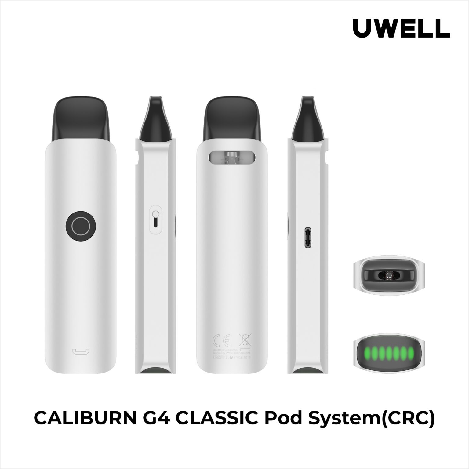 UWELL Caliburn G4 Classic Open Pod Kit 2mL [CRC Version] - Big Cloud Vapor Bar - Canada's Premier Vaping Experience